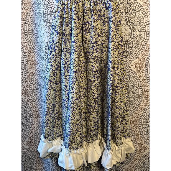 Vintage Girls XL Prairie Dress With Ruffled Hem & Apron Costume - Picture 7 of 9